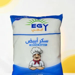 EGY WHITE SUGER 5 KG - سكر ابيض ايجي 5 كيلو
