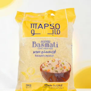 MAPSO BASMATI EXTRA LONG PIECE RICE 5 KG - ارز بسمتي حبه طويلة جدا" مابسو 5 كيلو
